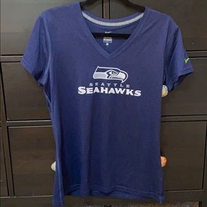 Seattle Seahawks Nike Dri-fit v-neck tee